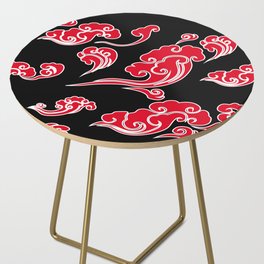 Cloud Swirls - Akatsukii Style Side Table