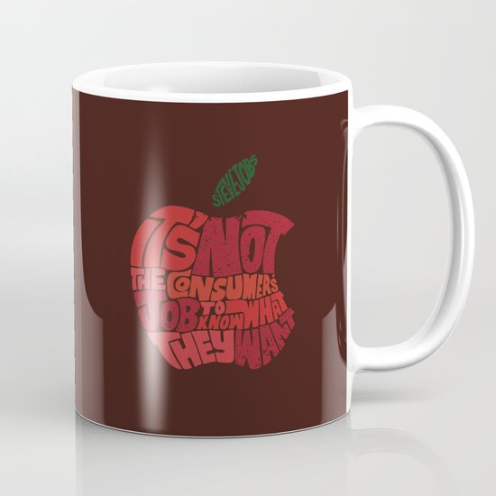 Steve Jobs on Consumers Mug
