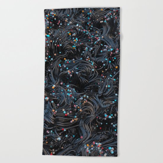 Running Blind Beach Towel