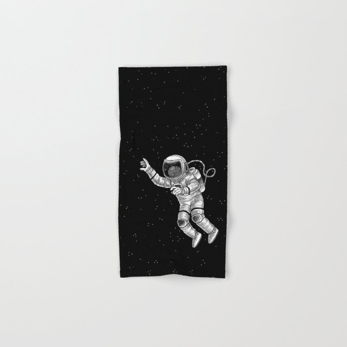 Astronaut in the outer space Hand & Bath Towel