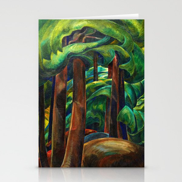 Western Forest, 1931 by Emily Carr Stationery Cards