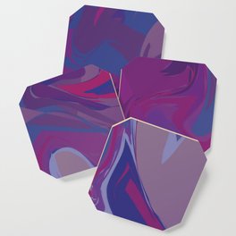 Purple marble texture. Coaster