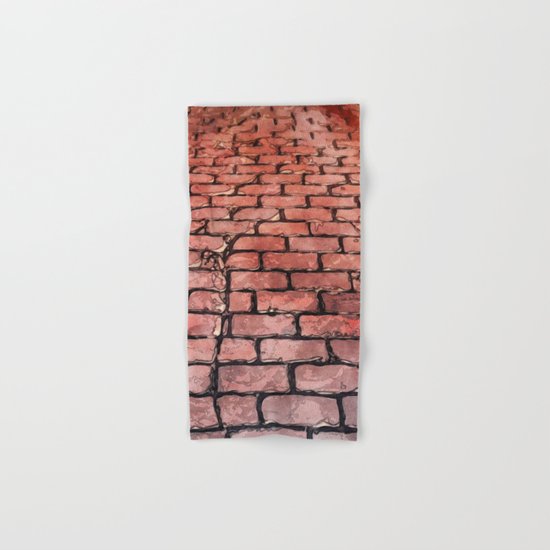 Vintage Brick Street Hand & Bath Towel