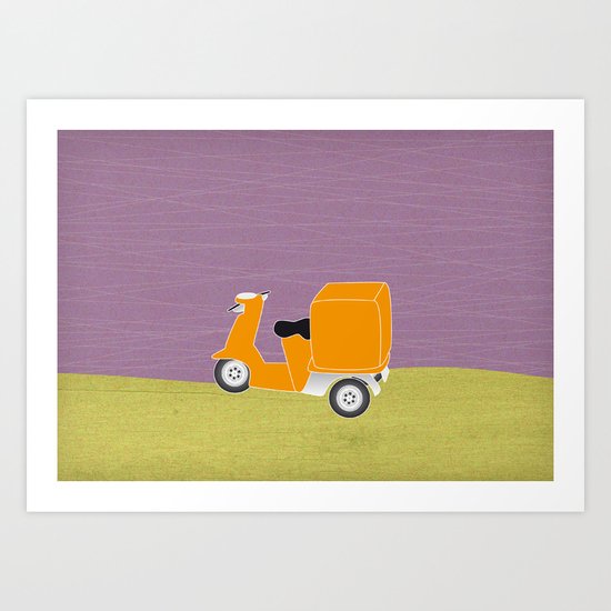 Enjoy The Ride Truck Art Print