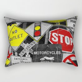 Traffic signs Rectangular Pillow