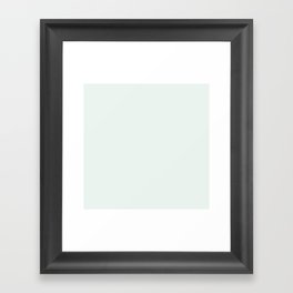 Mint Cream Framed Art Print