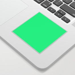 Monochrom green 0-255-170 Sticker