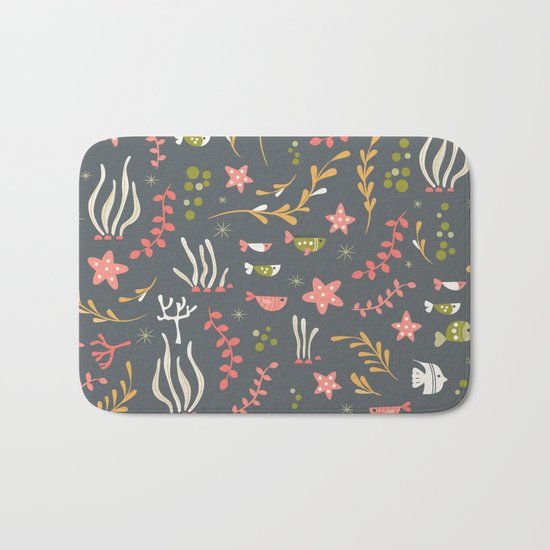 Sea creatures 007 Bath Mat