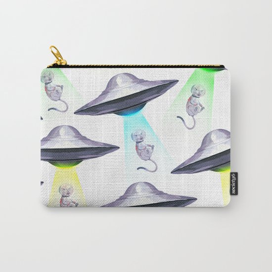 UFO ASTRONAUT KITTEN Carry-All Pouch