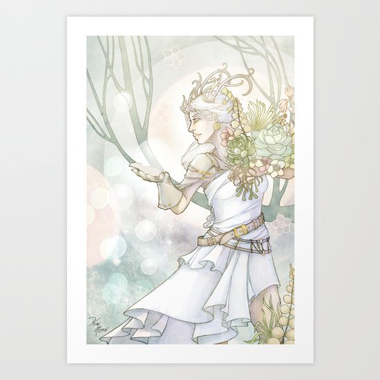 Winterwalk Art Print