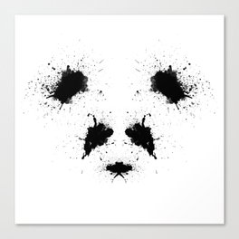 Rorshach Panda Canvas Print