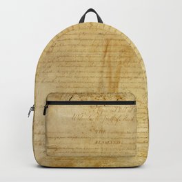 Original United States Constitution Bill of Rights December 15, 1791 Backpack | 1Stamendment, Documents, Amendments, Thebillofrights, Constitution, Americanrevolution, Earlyamerica, Famousdocuments, Liberty, Revolutionarywar 
