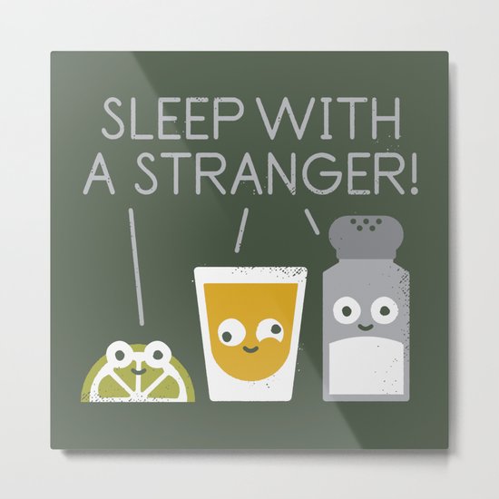 Sublimeinal Message Metal Print