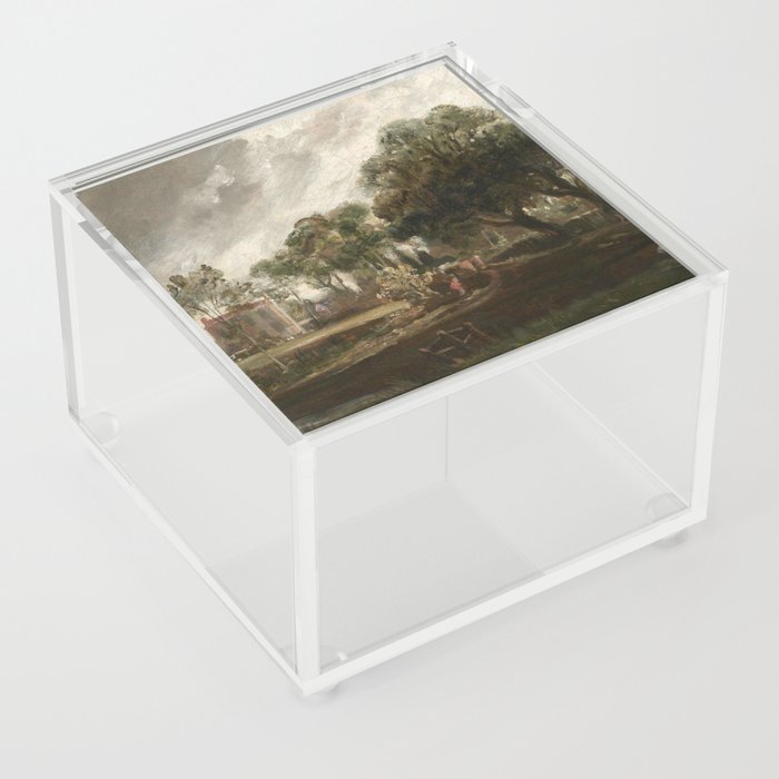 John Constable vintage painting Acrylic Box