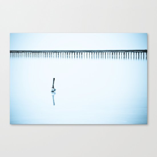 Blue loneliness Canvas Print