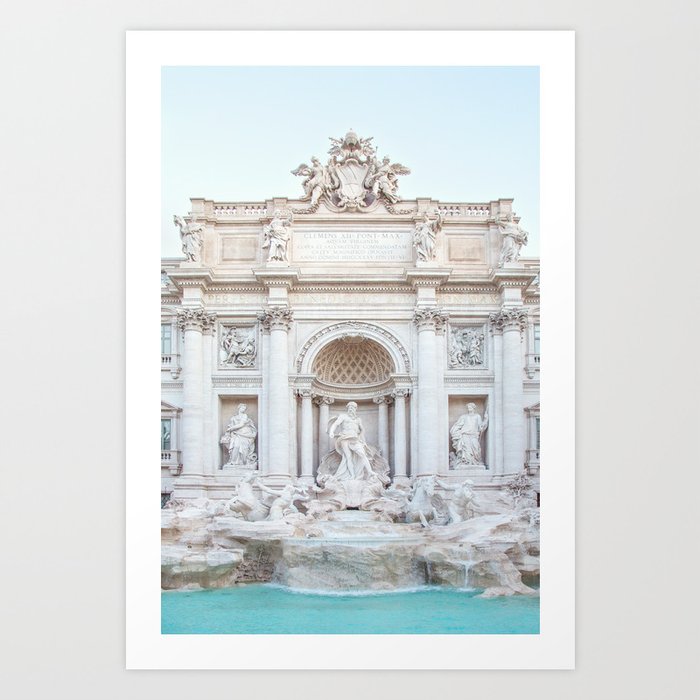 Trevi Fountain - Rome Italy Architecture, Travel Photography Art Print