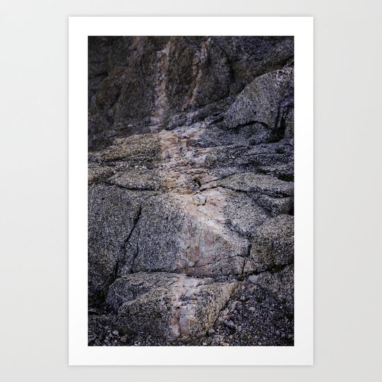 desert rocks Art Print