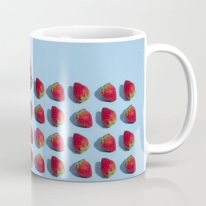 Strawberry harvesting Coffee Mug