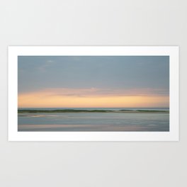 Cape Cod Pastel Beach Sky Art Print