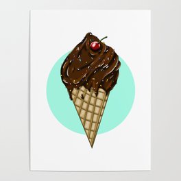Ice cream cone -LBC Poster