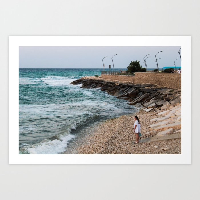 Sea gaze Art Print