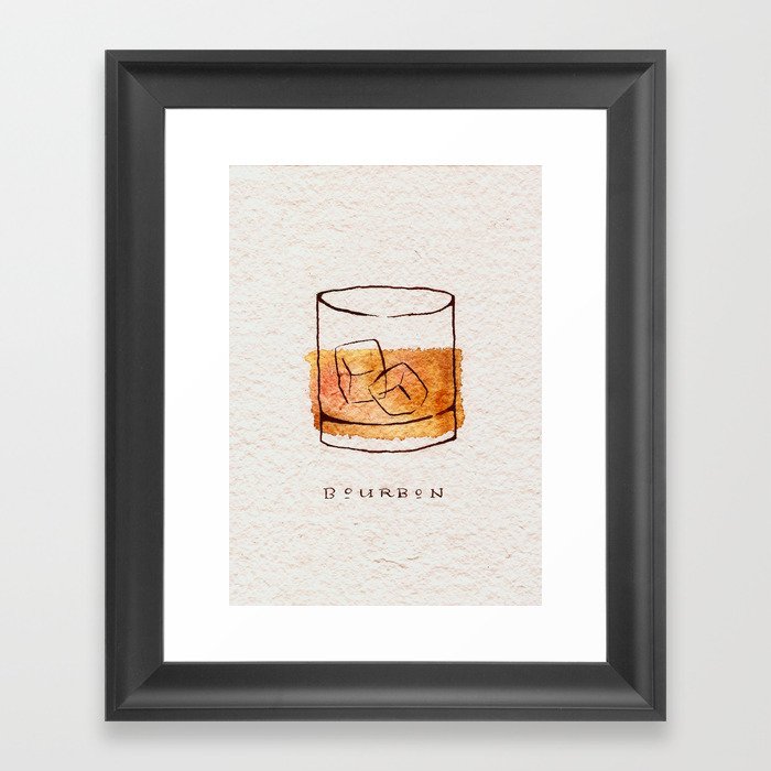 Bourbon Framed Art Print