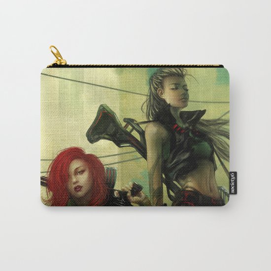 Hot pepper - Sci-fi soldier girls with weapons Carry-All Pouch