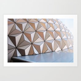 Spaceship Earth Art Print