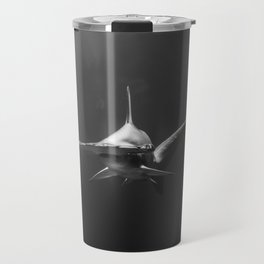Hammerhead Shark (Black and White) Travel Mug