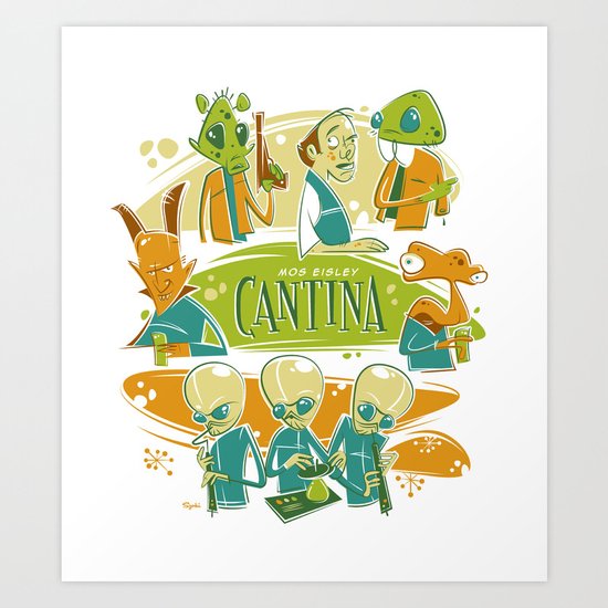 Cantina Art Print