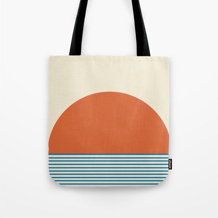 Sunrise / Sunset IV - Orange & Blue Tote Bag