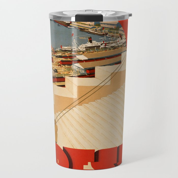 Vintage poster - Odessa Travel Mug