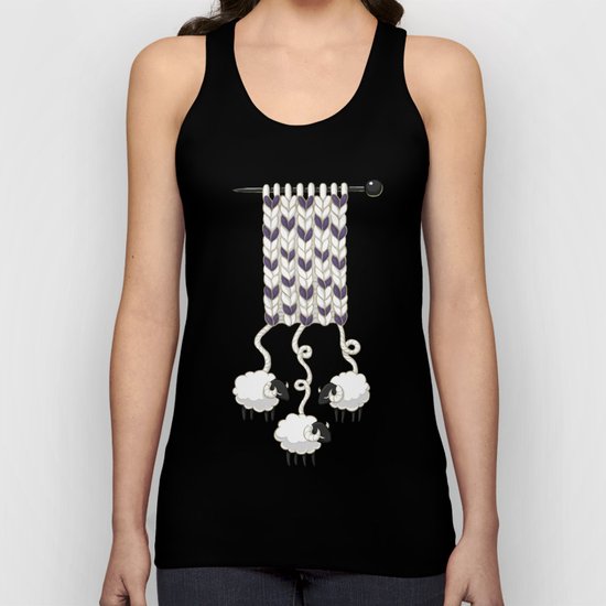 Wool Scarf Unisex Tank Top