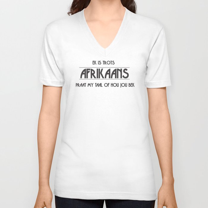 Onvermijdelijk kalkoen Rechtmatig Afrikaans V Neck T Shirt by Ozzies Online | Society6