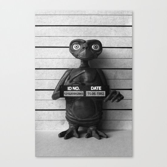 E.T. The Extra-Terrestrial Lineup Canvas Print