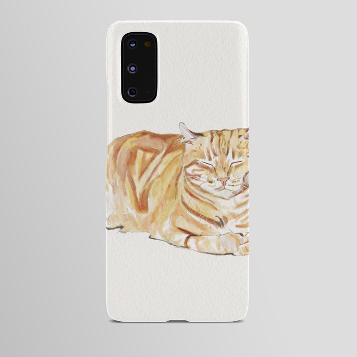 Tabby Cat Watercolor Android Case