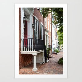 The Neighborhood / Alexandria, VA Art Print