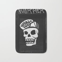 Punk rock American Graffiti ride or die black and white photograph - photography - photographs Bath Mat | Hiphop, White, Photographs, Punkrock, Rockandroll, Livefreeordie, Rideordie, Military, Gangland, Cripsandbloods 