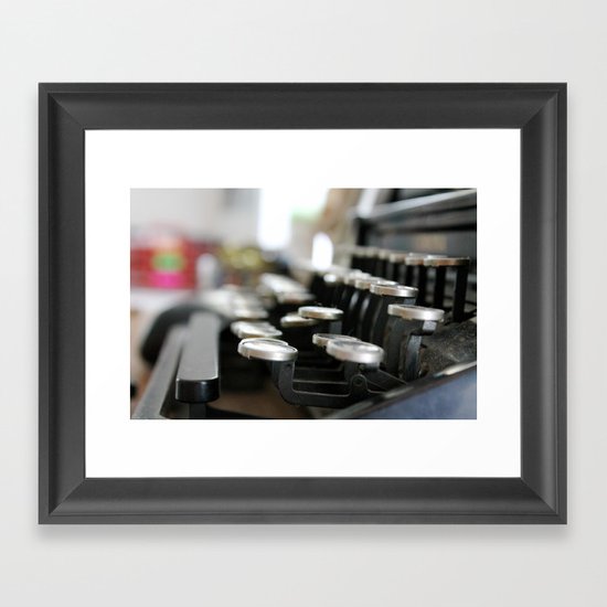 "writer's block" Framed Art Print