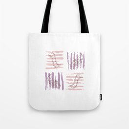 Copy of Musical trumpet pattern with notes Tote Bag