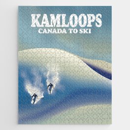 Kamloops Canada to Ski Jigsaw Puzzle