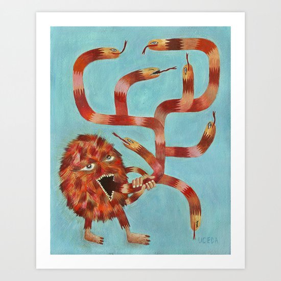 Monsterbation Art Print