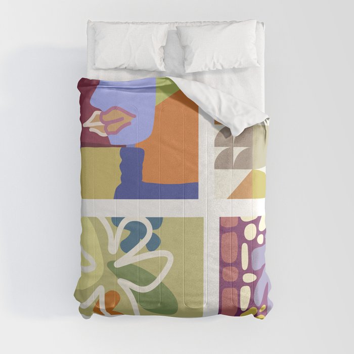 Assemble patchwork composition 6 Comforter