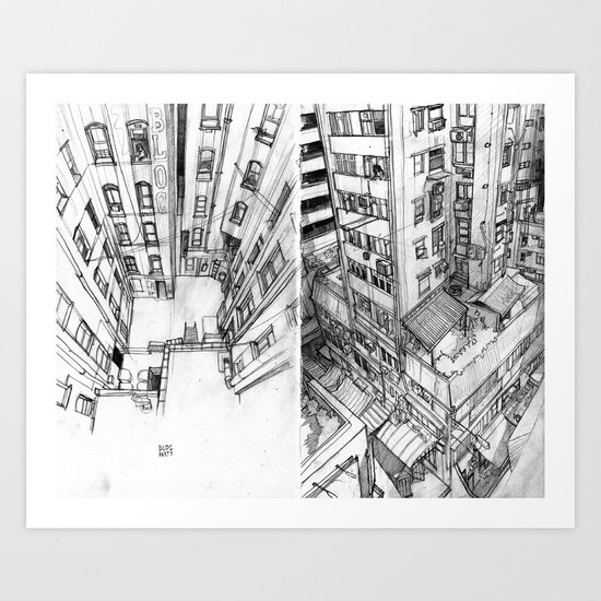 Bloc Art Print