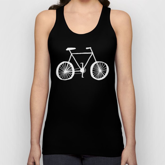 Bicycle Pattern Tank Top