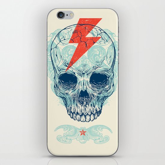 Skull Bolt iPhone & iPod Skin