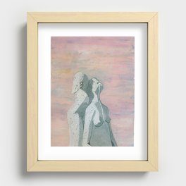 one flew over the statue Recessed Framed Print