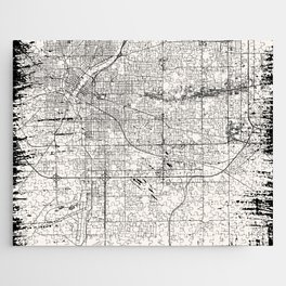 Rockford, USA - Vintage City Map Jigsaw Puzzle