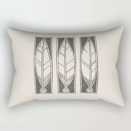Ethnic Feathers Rectangular Pillow