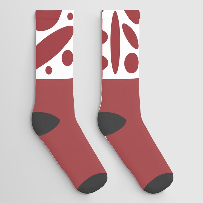 Geometric modern shapes 13 Socks